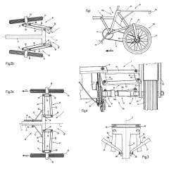 EP1086888_Frame for a foldable pedal andor motor-driven tricycle Di Blasi.png