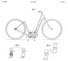 Bicyclette actionnée par la pesanteur_1915_MAXIM LVOVITCH KOSTRITZA.PNG
