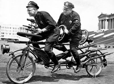 15gun sniper bike for the Police and Fire Thrill Show in July 1941.jpg